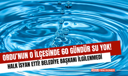 Ordu’nun O İlçesinde 60 Gündür Su Yok! Halk İsyan Etti! Belediye Başkanı İlgilenmedi