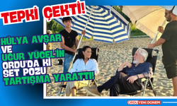 Hülya Avşar ve Uğur Yücel'in Ordu'da Ki Set Pozu Tepki Çekti!