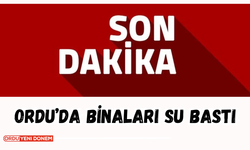 Ordu’da Binaları Su Bastı! İşte O Görüntüler...