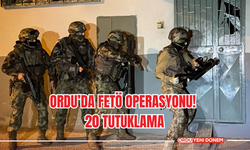 Ordu’da FETÖ Operasyonu! 20 Tutuklama