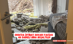 Ordu’da İstinat Duvarı Faciası: 48 Daireli Bina Boşaltıldı