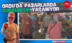 Ordu'da pazarlarda durgunluk yaşanıyor