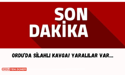 Ordu’da Silahlı Kavga! Yaralılar Var… Kameralara Yansıdı...