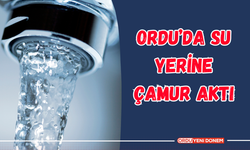 Ordu’da Su Yerine Çamur Aktı