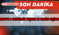 Ordu’da O Belediyenin Başkanı Ak Partiye Geçiyor