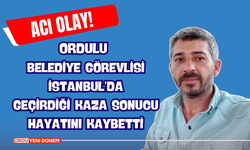 Ordulu Belediye Görevlisi İstanbul'da Geçirdiği Kaza Sonucu Hayatını Kaybetti