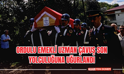 Ordulu Emekli Uzman Çavuş, Son Yolculuğuna Uğurlandı