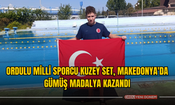 Ordulu Milli Sporcu Kuzey Set, Makedonya'da Gümüş Madalya Kazandı