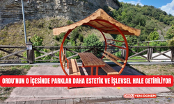 Ordu’nun O İçesinde Parklar Daha Estetik ve İşlevsel Hale Getiriliyor