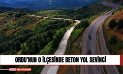 Ordu’nun O İlçesinde Beton Yol Sevinci