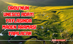 Ordu’nun UNESCO Adayı Yaylasında Maden Araması Yapılacak