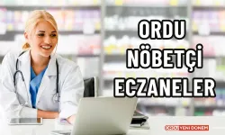 Ordu Nöbetçi Eczaneler (18 Ağustos 2024 Pazar)