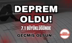 7.1 Büyüklüğünde Deprem Oldu! Geçmiş Olsun...