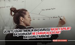 Ücretli Öğretmenlik Başvurusu Nasıl Yapılır?  Başvurular ne zaman açılacak? Başvuru Tarihi ne?