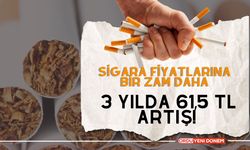 Sigara Fiyatlarına Bir Zam Daha: 3 Yılda 61,5 TL Artış!