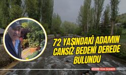 72 Yaşındaki Adamın Cansız Bedeni Derede Bulundu