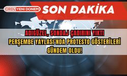 Adıgüzel, Sondaj Çadırını Yıktı: Perşembe Yaylası’nda Protesto Gösterileri Gündem Oldu!