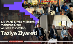 AK Parti Ordu Milletvekili Mahmut Özer ve Sefa Yüce'den Taziye Ziyareti