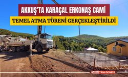 Akkuş’ta Karaçal Erkonaş Cami Temel Atma Töreni Gerçekleştirildi