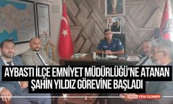 Aybastı İlçe Emniyet Müdürlüğü'ne Atanan Şahin Yıldız Görevine Başladı