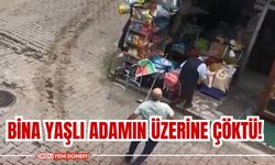 Bina Yaşlı Adamın Üzerine Çöktü!