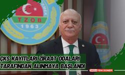 ÇKS Kayıtları Ziraat Odaları Tarafından Alınmaya Başlandı