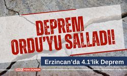 Deprem Ordu’yu Salladı!