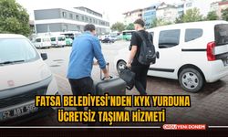 Fatsa Belediyesi'nden KYK Yurduna Ücretsiz Taşıma Hizmeti