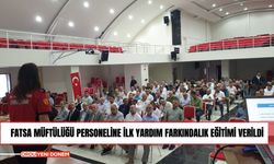 Fatsa Müftülüğü Personeline İlk Yardım Farkındalık Eğitimi Verildi