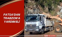 Fatsa'dan Trabzon'a yardım eli