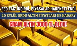 Fed Faiz İndirdi, Piyasalar Hareketlendi: Gram Altın 3000 TL Oldu!