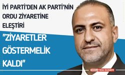 İYİ Parti Ordu İl Başkanı Fatih Titiz’den Ziyaret Eleştirisi: "Ziyaretler Göstermelik Kaldı"