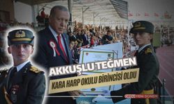 Akkuşlu Teğmen Kara Harp Okulu Birincisi Oldu