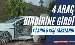 Ordu'da Tır Dehşeti: 4 Araç Birbirine Girdi, 1’i Ağır 5 Kişi Yaralandı