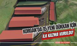 Korgan’da 15 Yeni Dükkan İçin İlk Kazma Vuruldu!