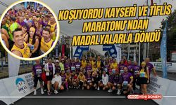 KoşuyOrdu Kayseri ve Tiflis Maratonu’ndan Madalyalarla Döndü