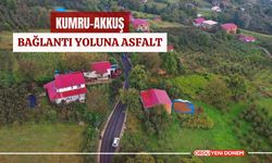 Kumru-Akkuş Bağlantı Yoluna Asfalt