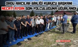 Ordu Arıcılar Birliği Kurucu Başkanı Necati Aydın Son Yolculuğuna Uğurlandı