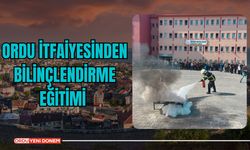 Ordu itfaiyesinden bilinçlendirme eğitimi