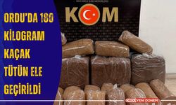 Ordu’da 180 Kilogram Kaçak Tütün Ele Geçirildi