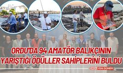 Ordu'da 94 Amatör Balıkçının Yarıştığı Ödüller Sahiplerini Buldu