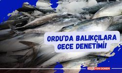 Ordu’da Balıkçılara Gece Denetimi!