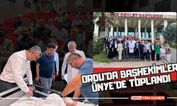 Ordu’da Başhekimler Ünye’de Toplandı