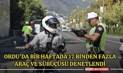 Ordu’da Bir Haftada 17 Binden Fazla Araç Ve Sürücüsü Denetlendi