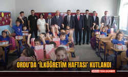 Ordu’da ‘İlköğretim Haftası’ kutlandı