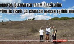 Ordu’da İşlenmeyen Tarım Arazilerine Yönelik Tespit Çalışmaları Gerçekleştiriliyor