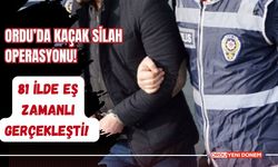 Ordu’da Kaçak Silah Operasyonu! 81 İlde Eş Zamanlı Gerçekleşti!