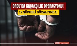 Ordu'da kaçakçılık operasyonu! 12 şüpheli gözaltında!