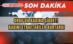 Ordu’da Kadına Şiddet! Kadını Etraftakiler Kurtardı