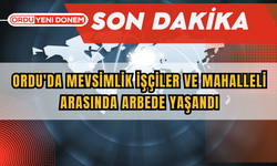 Ordu'da Mevsimlik İşçiler ve Mahalleli Arasında Arbede Yaşandı! İşte O Görüntüler...